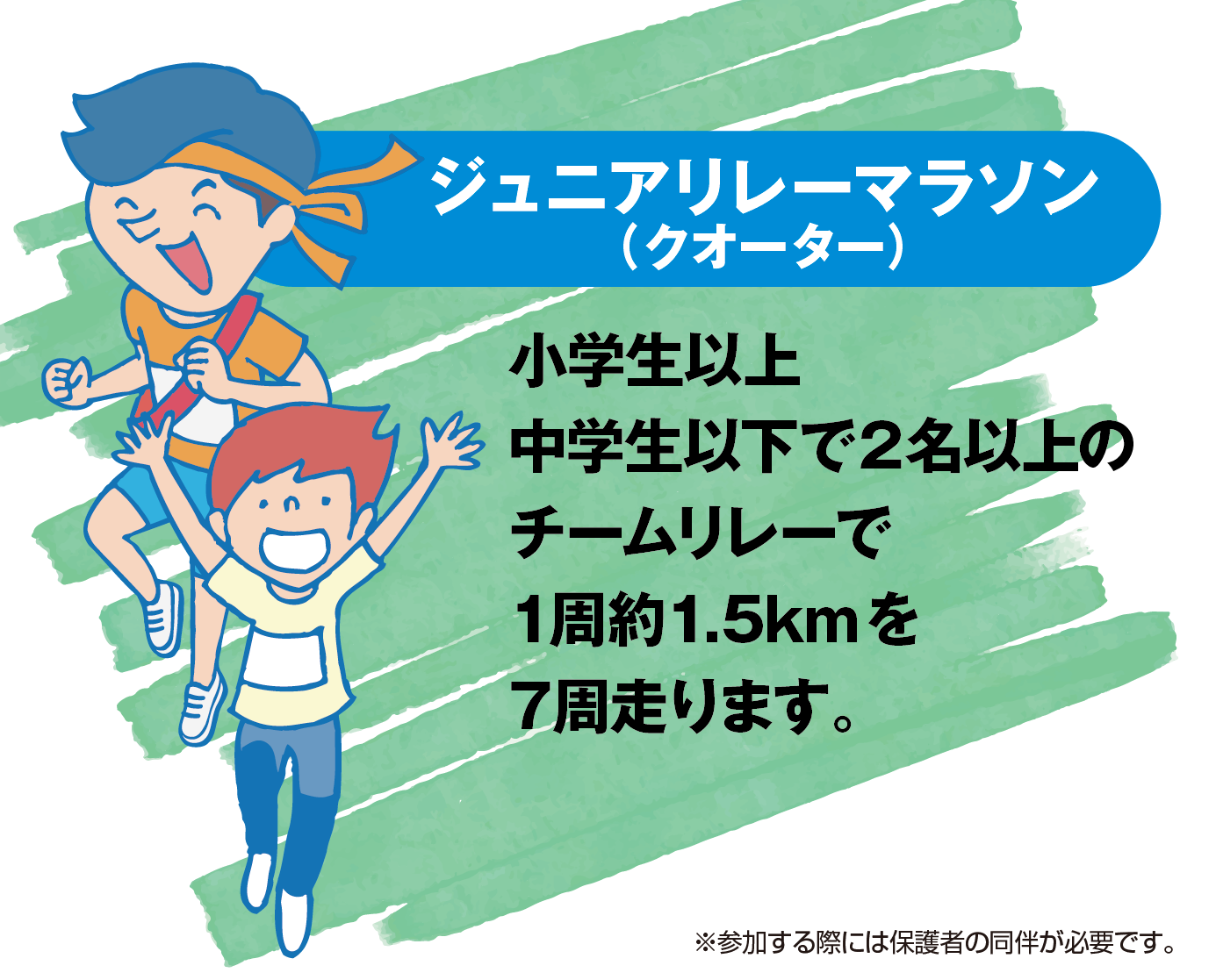 ジュニアリレーマラソン(クオーター)